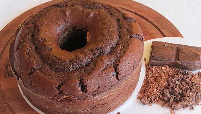 bolo de chocolate caseiro